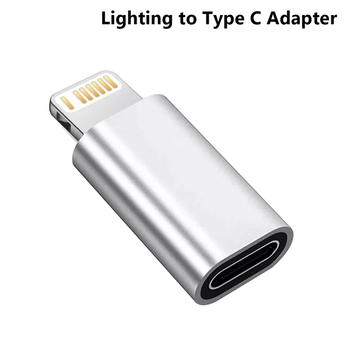 Переходник для наушников Lightning - Type-C AUX Audio Converter. Адаптер аудио Лайтинг CV3S