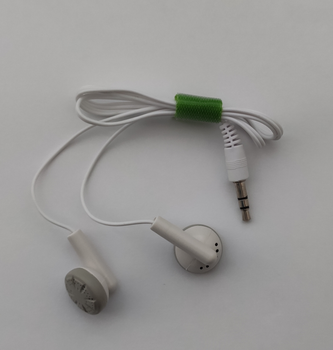 Проводные наушники для телефона, смартфона, mp3 плеера WE1D Белые