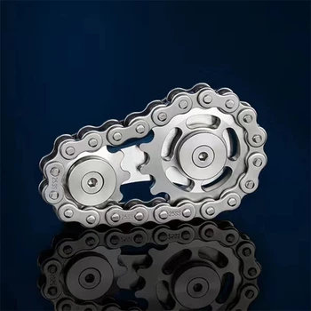 Металлический спиннер антистресс Spinner, игрушка для снятия стресса и расслабления DDF 70R-1