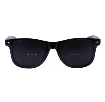 Окуляри перфораційні "Ray-Ban 3". Перфораційні окуляри з дірочками. Окуляри тренажер для покращення зору