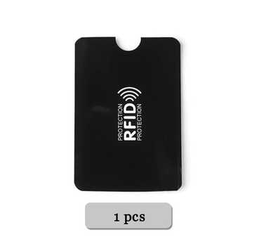 Визитница RFID чехол для кредитных банковских карт с защитой от сканирования FR321 Черный 1 шт