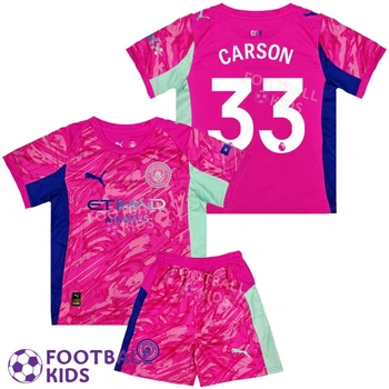 Форма воротарська CARSON 33 Манчестер Сіті 2026 Goalkeeper Pink 135-145 см (set44581-131427-4)