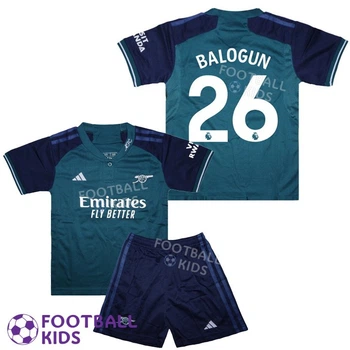 Дитяча футбольна форма BALOGUN 26 Арсенал 2023-2024 Third 135-145 см (set3434-121252-4)