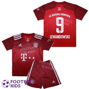 Детская футбольная форма LEWANDOWSKI 9 Бавария Мюнхен 2021-2022 Home 145-155 см (set3202-116802-4)