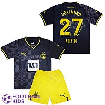 Дитяча футбольна форма ADEYEMI 27 Боруссія Дортмунд 2023 away 135-145 см (set3313-119616-4)