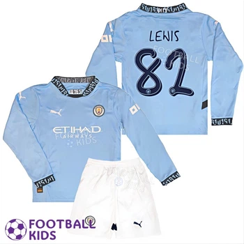Дитяча футбольна форма LEWIS 82 Манчестер Сіті 24/25 Home Long Sleeve 155-165 см (set36501-127190-4)