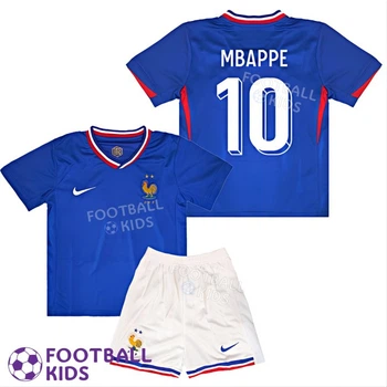 Дитяча футбольна форма MBAPPE 10 збірної Франції EURO 2024 France Home 125-135 см (set3538-122596-4)