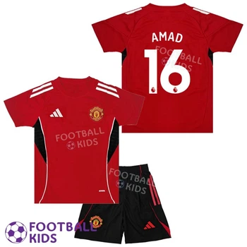 Дитяча футбольна форма AMAD 16 Манчестер Юнайтед 2026 Training Red 125-135 см (set44201-129058-4)