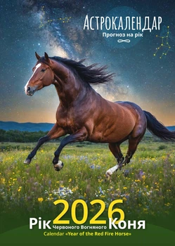 Календар 2026 Рік Червоного Вогняного Коня Астрокалендар серія Світовид