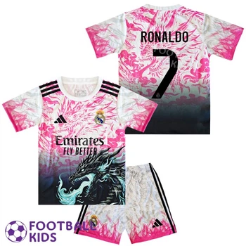 Детская футбольная форма RONALDO 7 Реал Мадрид Pink Dragon 2026 Special Edition 125-135 см (set4470-132323-4)