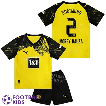 Дитяча футбольна форма MOREY BAUZA 2 Боруссія Дортмунд 2025-2026 Home 145-155 см (set4405-130981-4)