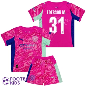 Форма воротарська EDERSON M. 31 Манчестер Сіті 2025-2026 Goalkeeper Pink 135-145 см (set4458-131423-4)