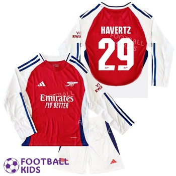 Детская футбольная форма HAVERTZ 29 Арсенал с длинным рукавом 2025 Home 125-135 см (set36491-131813-4)