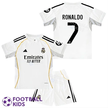 Детская футбольная форма RONALDO 7 Реал Мадрид 2025-2026 Home 145-155 см (set4404-128671-4)