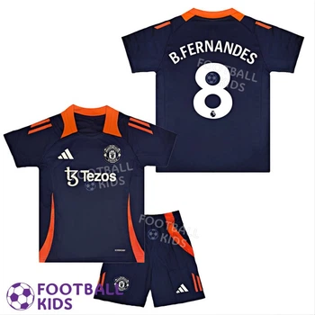 Дитяча футбольна форма B.FERNANDES 8 Манчестер Юнайтед 2024-2025 Training Navy 135-145 см (set36291-126234-4)
