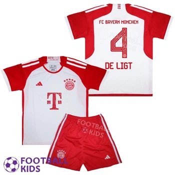 Детская футбольная форма DE LIGT 4 Бавария Мюнхен 2023-2024 Home 145-155 см (set3423-122064-4)