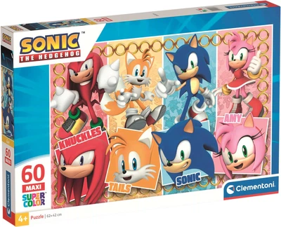 Пазл Clementoni Sonic серия MAXI 60 элементов (26073) (8005125260737)