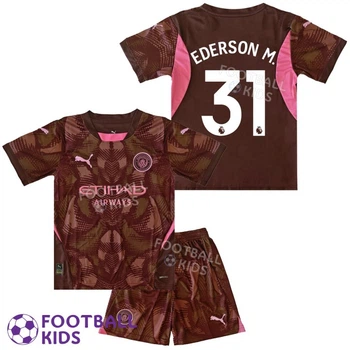 Форма воротарська EDERSON M. 31 Манчестер Сіті 2025 Goalkeeper Brown 155-165 см (set39161-131497-4)