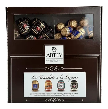 Шоколадные конфеты Abtey Les Tonnelets a la Liqueur бочки с ликером 920г (92 шт)