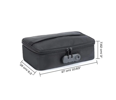 Кейс для особистих аксесуарів із кодовим замком DISCREET BOX, чорний
