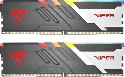 Pamięć RAM Patriot DDR5-6000 49152MB PC5-48000 (Kit of 2x24576) Viper Venom RGB Matte Black (PVVR548G600C36K)