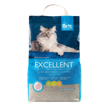Бентонітовий наповнювач для котячого туалету дрібний Brit Fresh Excellent 10 (кг)