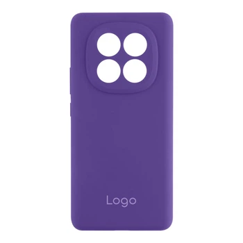Чохол Liquid Silicone (AA) Full Camera для Xiaomi Redmi Note 14 Pro+ 5G Колір 39.Elegant Purple