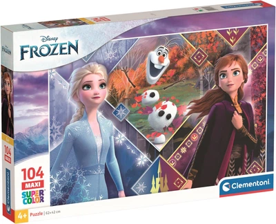 Пазл Clementoni Frozen серия MAXI 104 элемента (23739) (8005125237395)