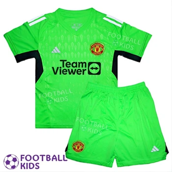 Детская вратарская форма Манчестер Юнайтед 2023-2024 Goalkeeper Green 135-145 см (3442-4)