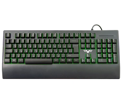 Клавіатура Frime Graphit Black USB RUS/UKR (FLK19600)