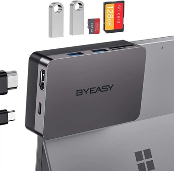 BYEASY 6-в-1 док-станция для Microsoft Surface Pro 7