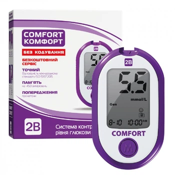 Глюкометр 2B Comfort (7640162326032) (302900)