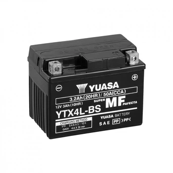 Автомобільний акумулятор Yuasa 12V 3Ah MF VRLA Battery AGM (YTX4L-BS) (297617)