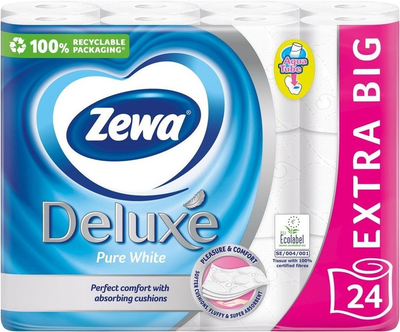 Zestaw papieru toaletowego Zewa Deluxe trójwarstwowa 24 szt (7322540698527)