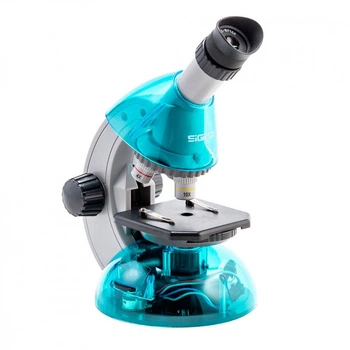 Микроскоп Sigeta Mixi с адаптером для смартфона 40x-640x Blue (65911) (285535)