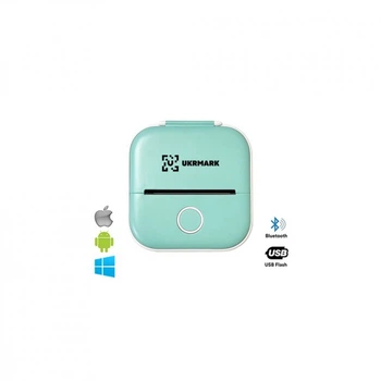 Принтер чеков UKRMARK P02GN Bluetooth, зеленый (900943) (286551)