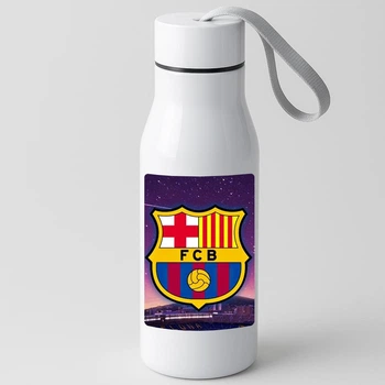 Термос спортивний Barcelona FC 450 мл. Білий
