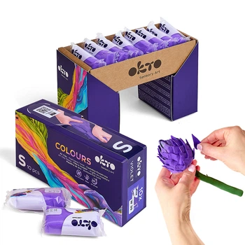 Повітряний пластилін фіолетовий OKTO Colours (S - розмір) TМ ОКТО