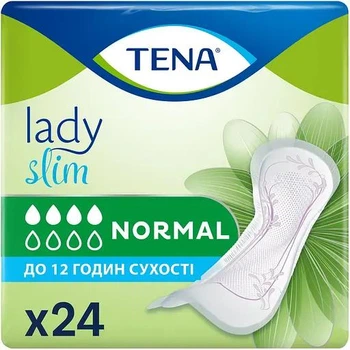 Жіночі урологічні прокладки Tena Lady Slim Normal (4 краплі) 24 шт.