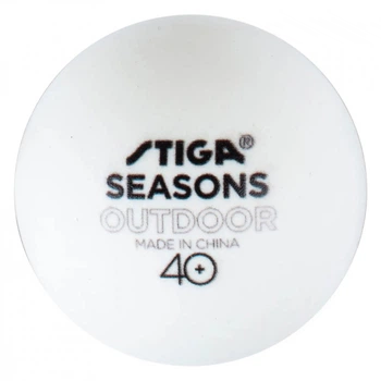 Мячик для настольного тенниса Stiga Seasons White 12 шт (1110-2810-12) (931162) (280382)