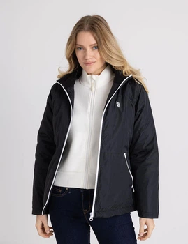 Ветровка с капюшоном женская U.S. Polo Assn (22543866248) XL черная