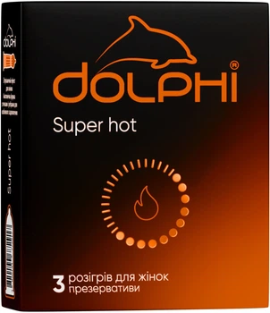 Презервативи Dolphi Super Hot 3 шт (4820144772917)
