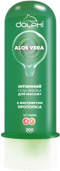 Гель-змазка для масажу Dolphi Aloe Vera 200 мл (7640341152964)