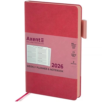 Щотижневик 2026 Partner Muse Soft, 125*195, рожевий
