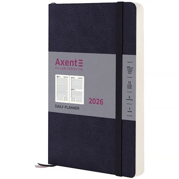 Щоденник 2026 Partner Soft Skin, 145*210, синій