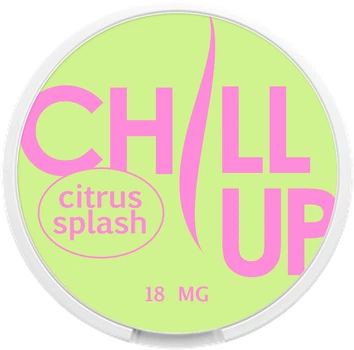 Безтабачные никотинсодержащие подушечки Chill UP Citrus splash 18 мг (4779056490177)
