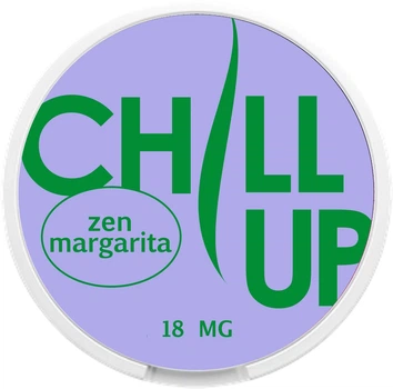 Безтабачные никотинсодержащие подушечки Chill UP Zen margarita 18 мг (4779056490214)