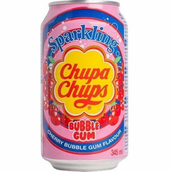 Напій газований Chupa Chups Bubble Gum (Вишня) - 345 ml