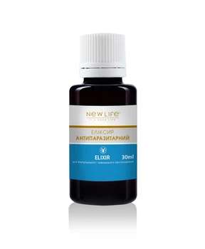 Антипаразитарний Еліксир Добавка Дієтична Нове Життя (New Life) 30