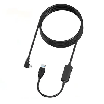 Кабель Oculus Link USB 3.2 Type-C 5 м з підсилювачем для Quest 2/3/Pro/Pico 4 живлення 9V 2A ( код: AC-5mGB9V2A )